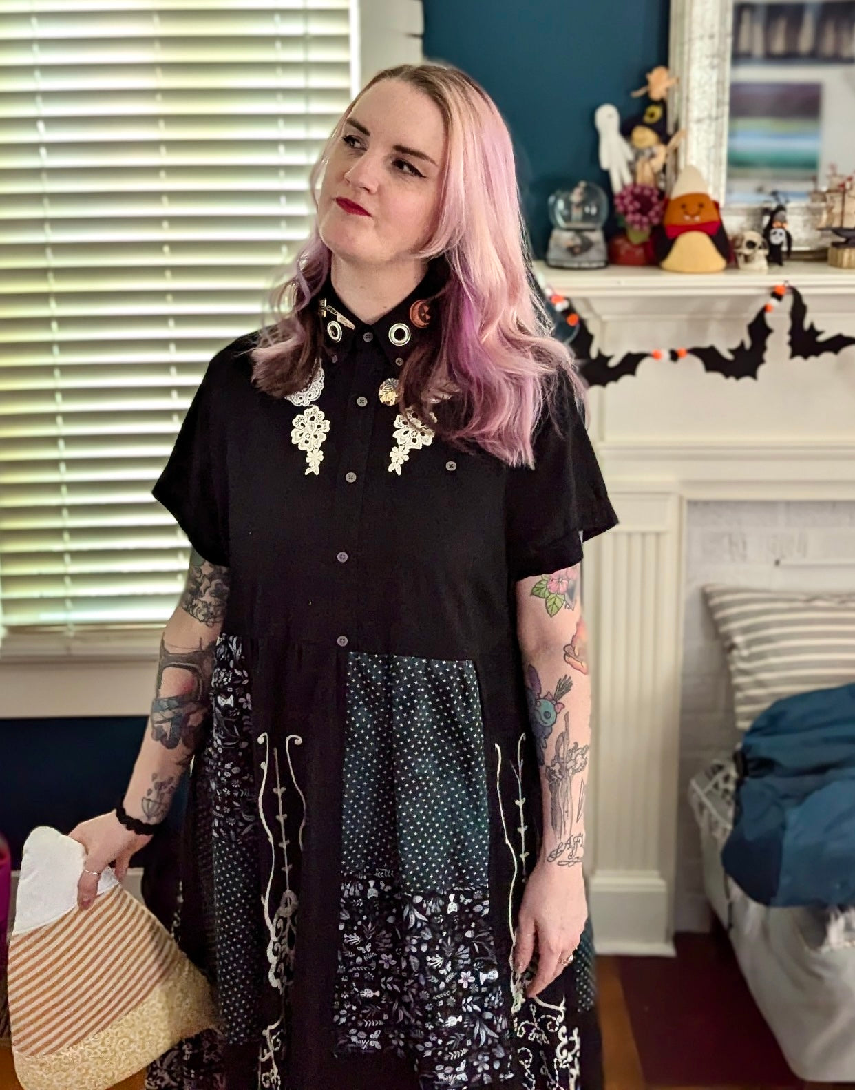 Patchwork or Neckties Dress Collection - Sustainable Dress with Pockets!