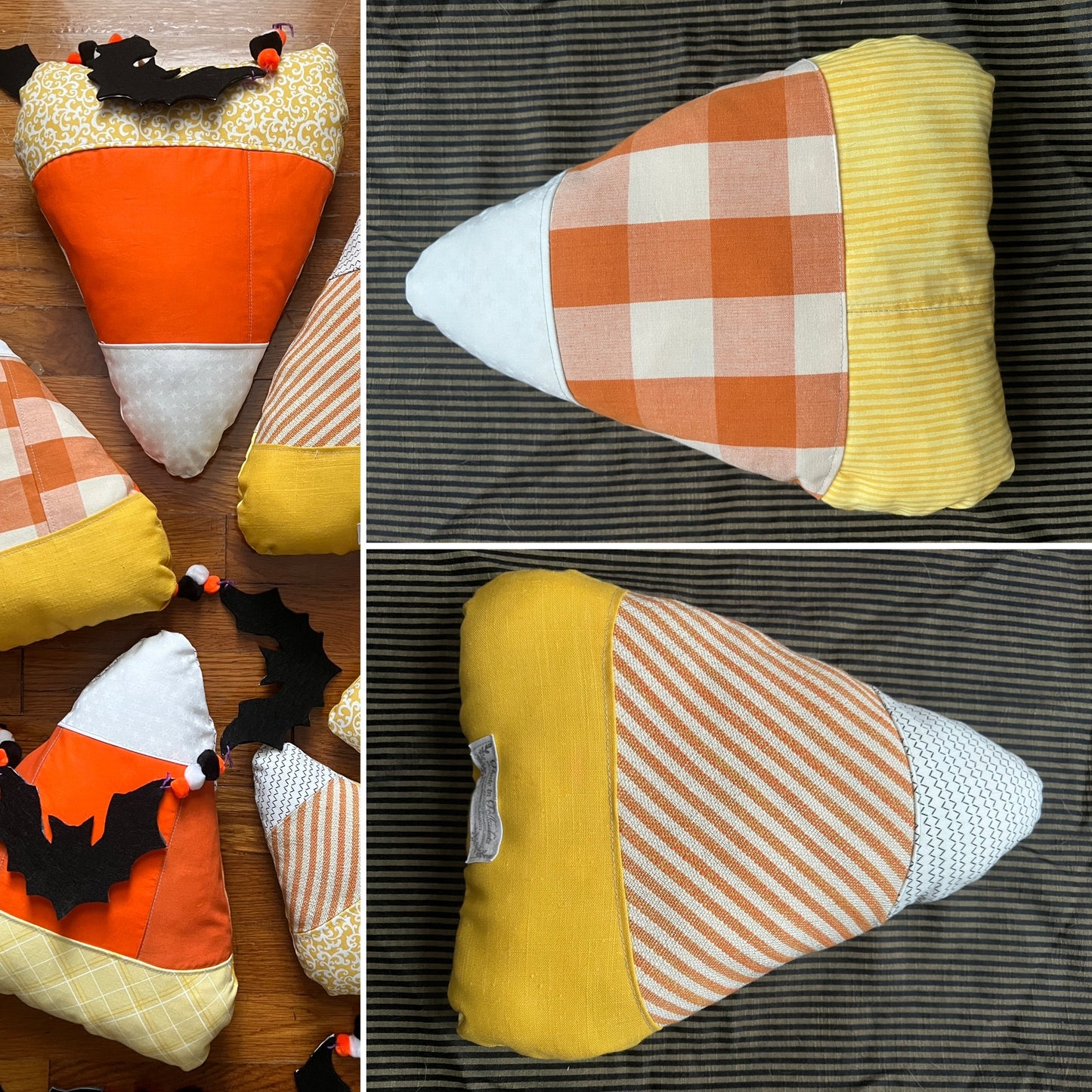 Cute Giant Pillow - Wrapped Candy, Candy Corn, Strawberry or Mini Bolster Neck Pillow