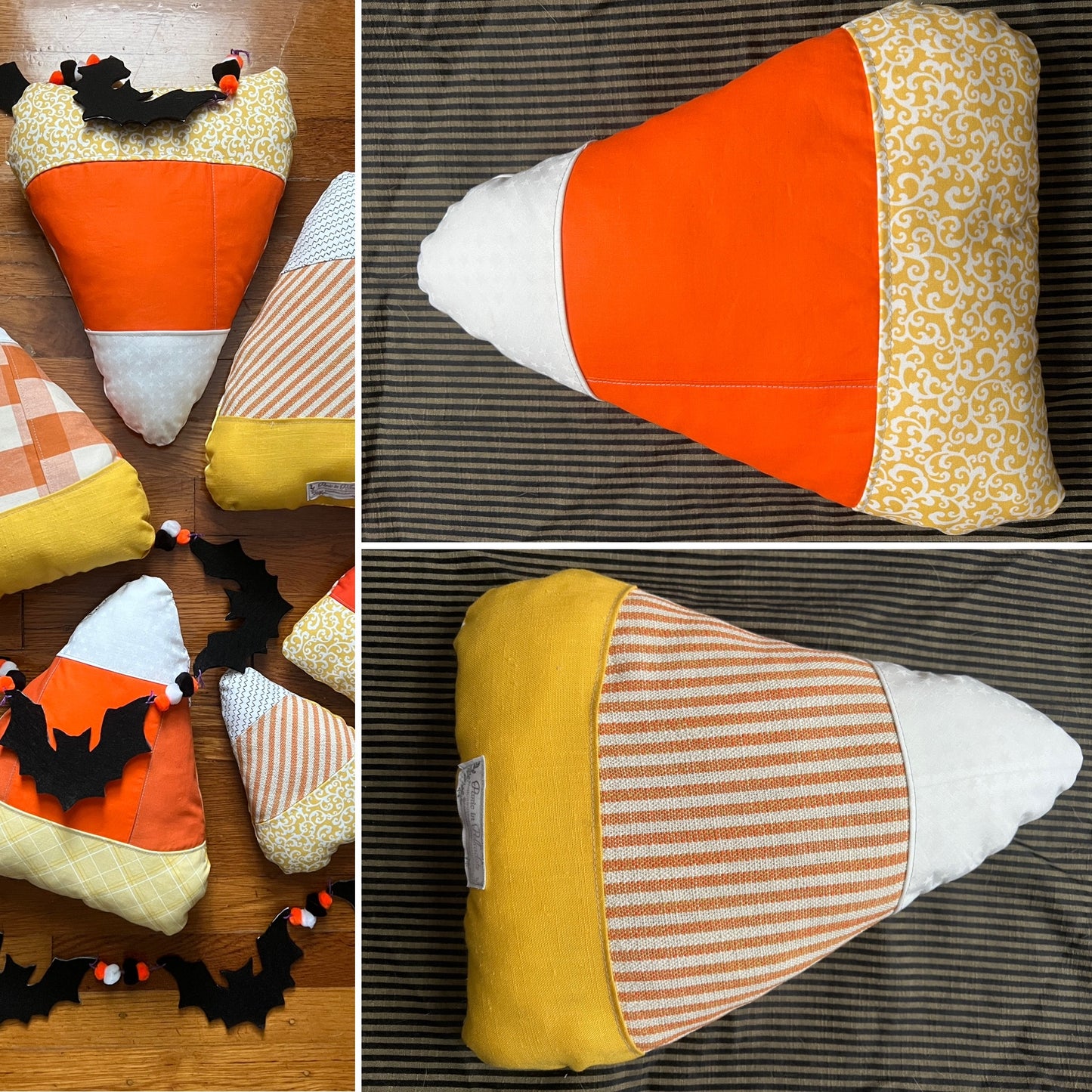 Cute Giant Pillow - Wrapped Candy, Candy Corn, Strawberry or Mini Bolster Neck Pillow