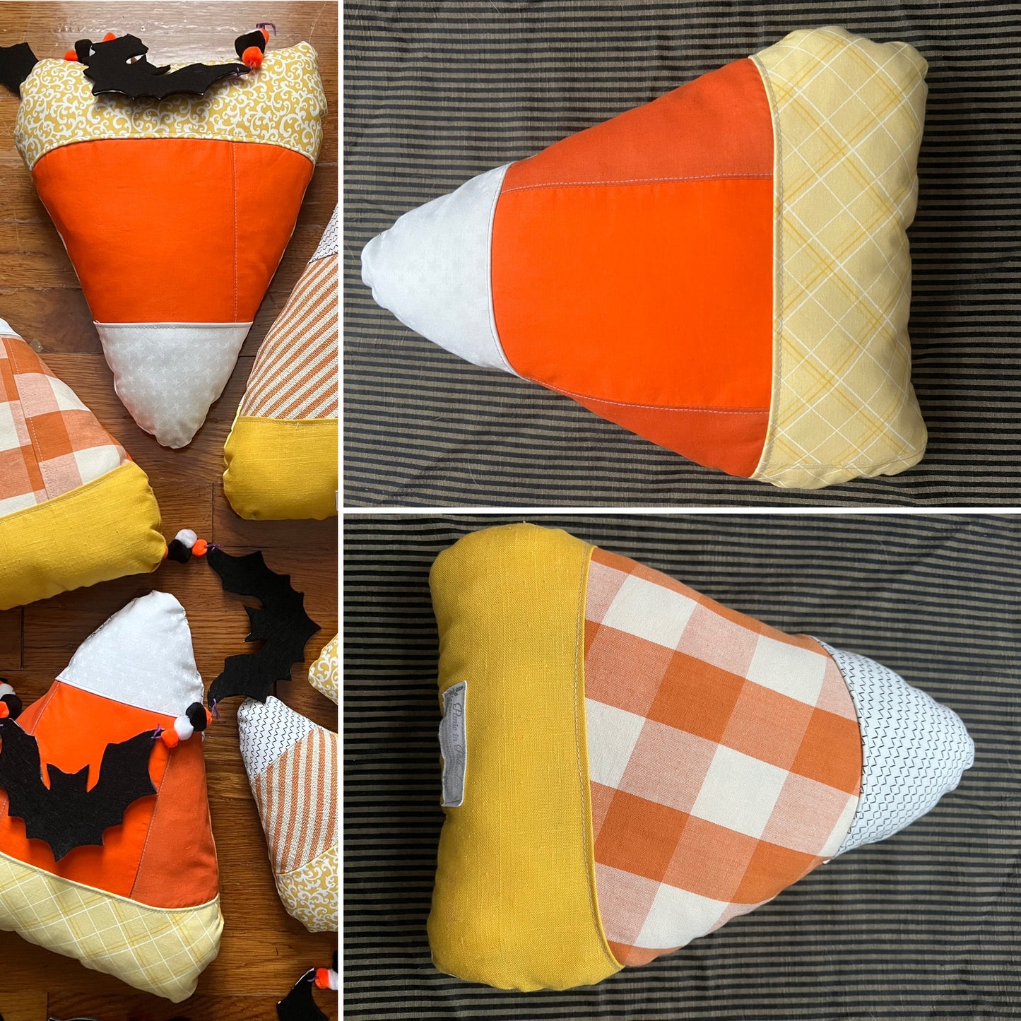 Cute Giant Pillow - Wrapped Candy, Candy Corn, Strawberry or Mini Bolster Neck Pillow