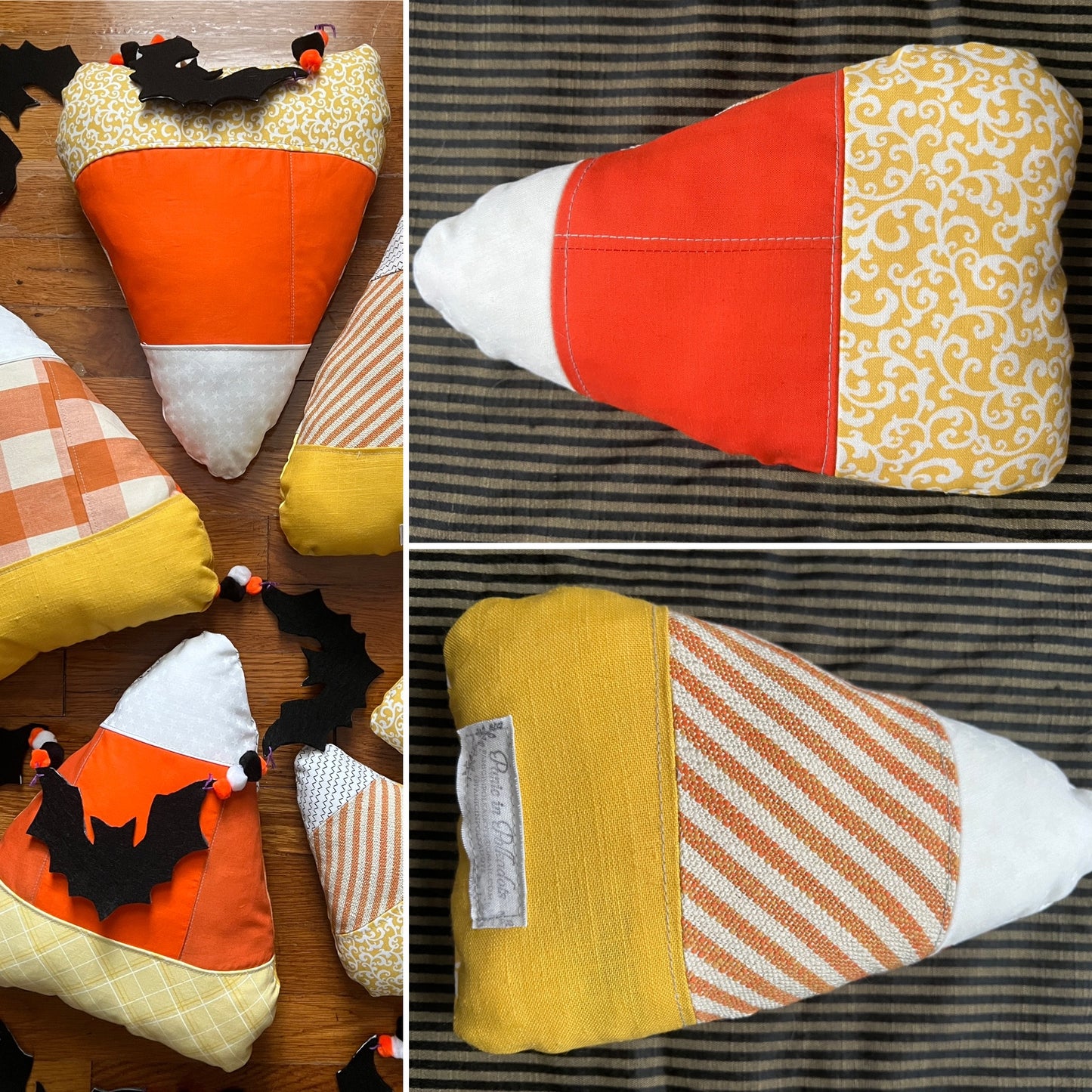 Cute Giant Pillow - Wrapped Candy, Candy Corn, Strawberry or Mini Bolster Neck Pillow