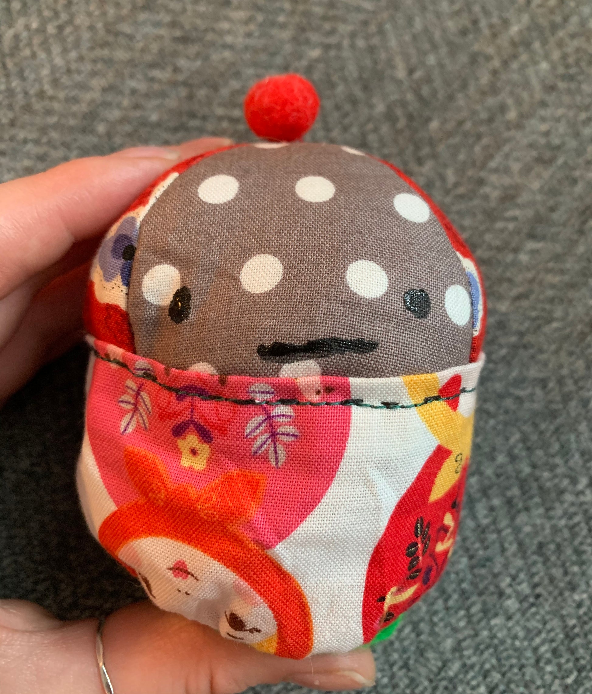 A - Polkadot Matryoshka Cupcake