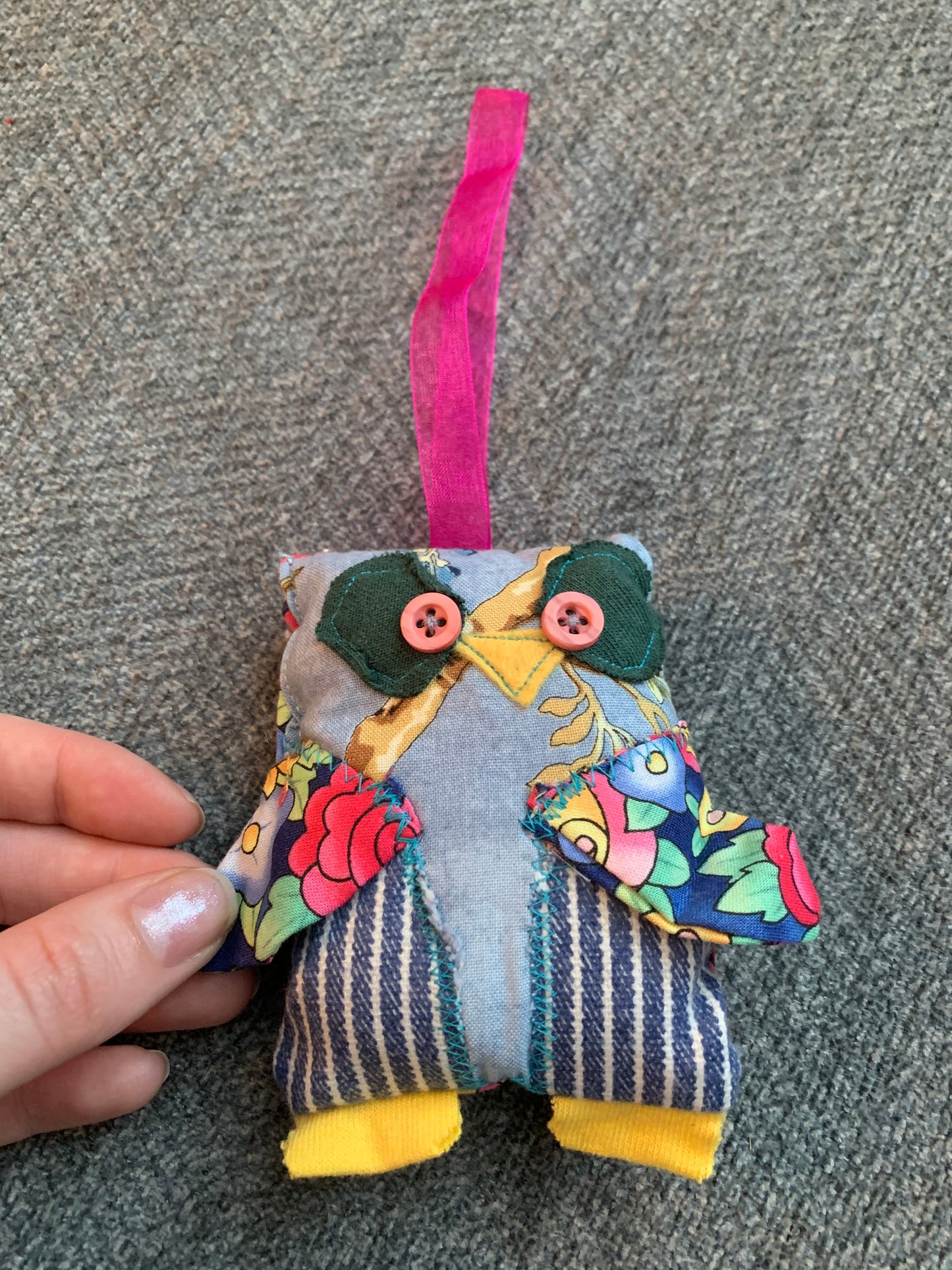 Mini Animal Friend - Owl - Keychain, Ornament, Backpack Charm