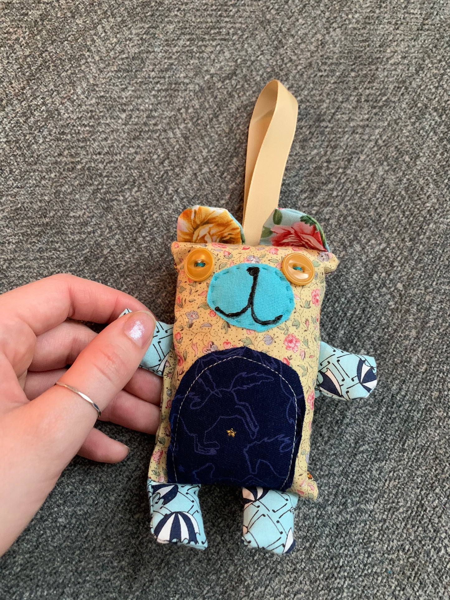 Mini Animal Friend - Bear - Keychain, Ornament, Backpack Charm