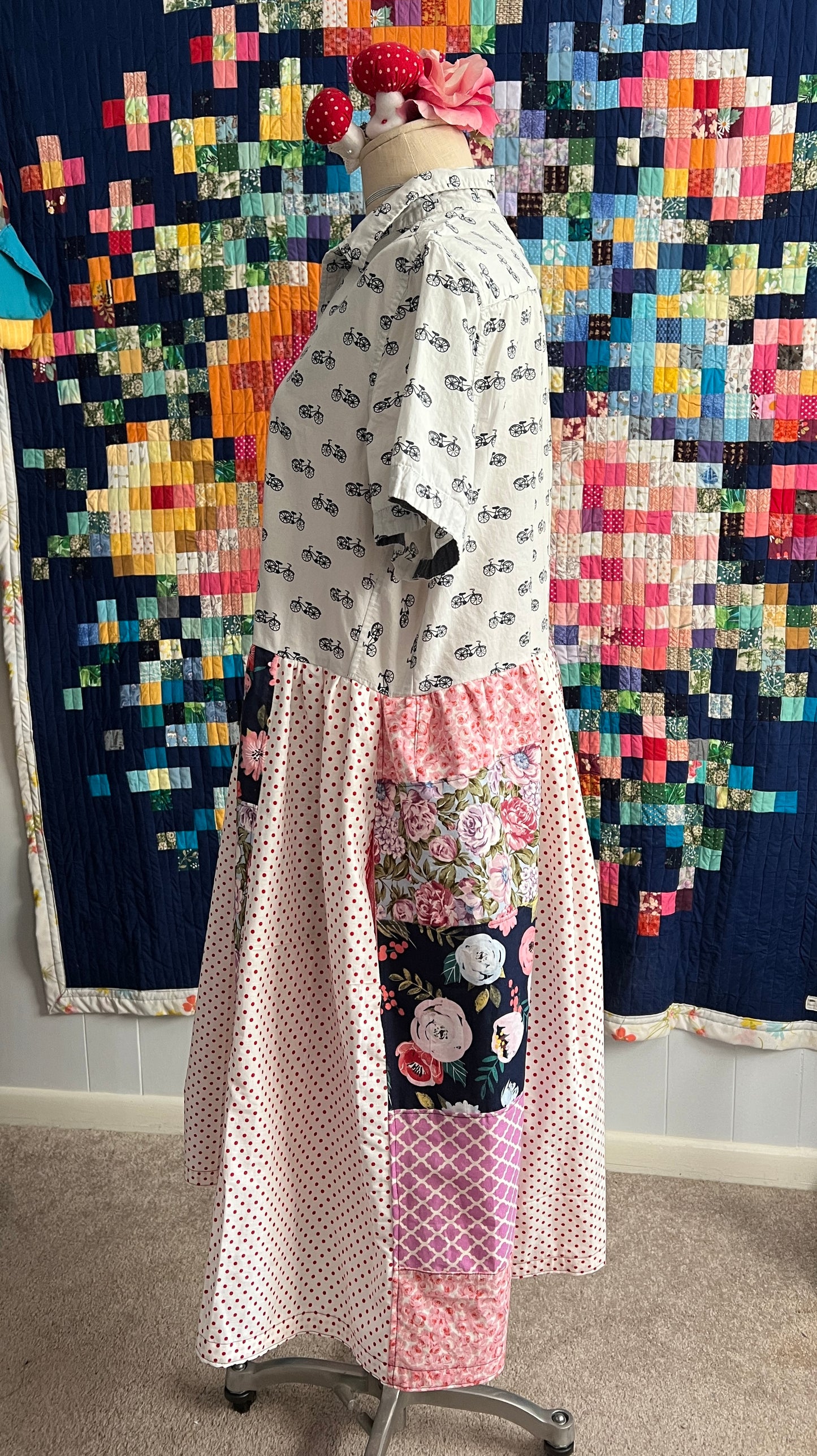 Patchwork Dress Collection - Cute Sustainable Dress with Pockets!