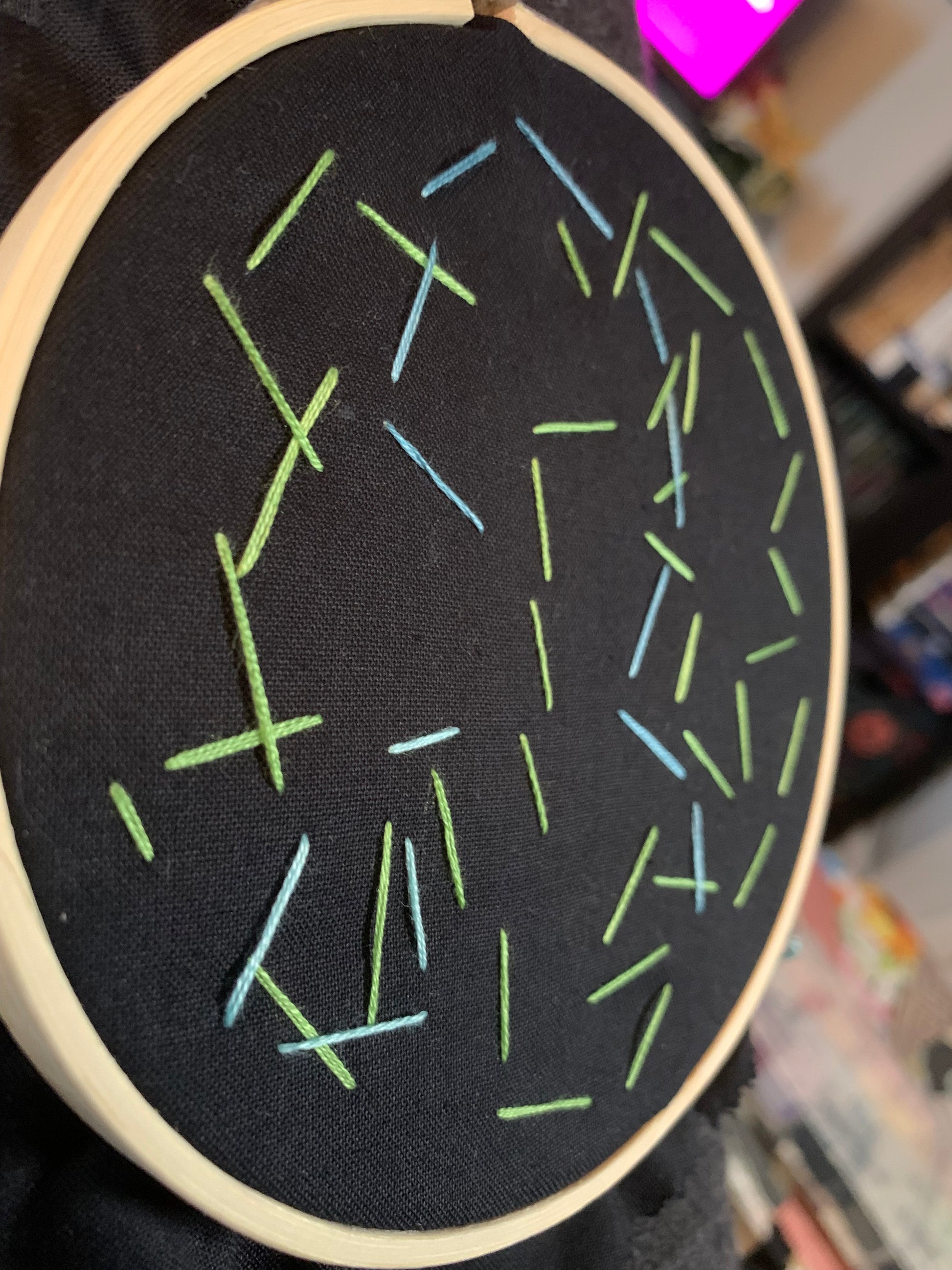 AFI Embroidery Hoop Wall Art - A Fire Inside - Put Your Petals in My M –  Panic in Polkadots