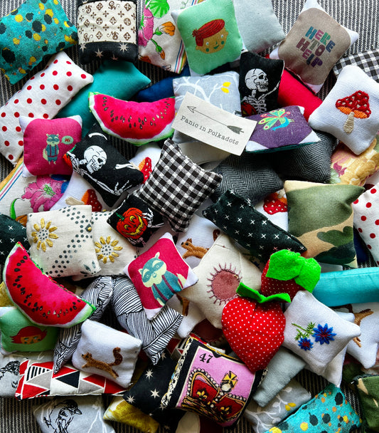 Tiny dollhouse pillows group