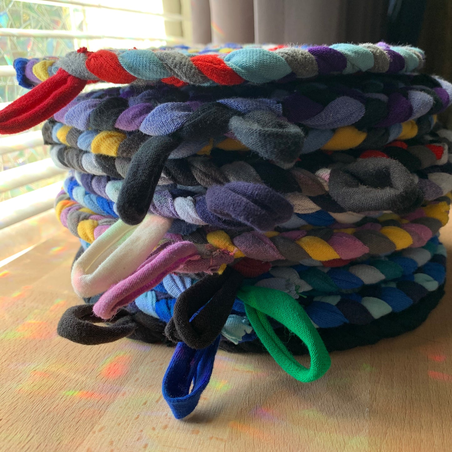 Trivets potholders hand braided
